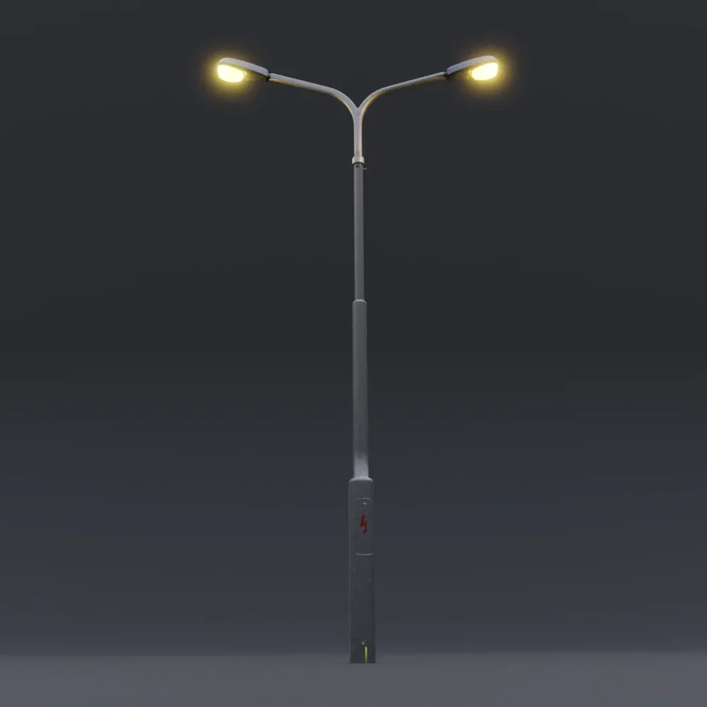Shinning Double Street Lamp