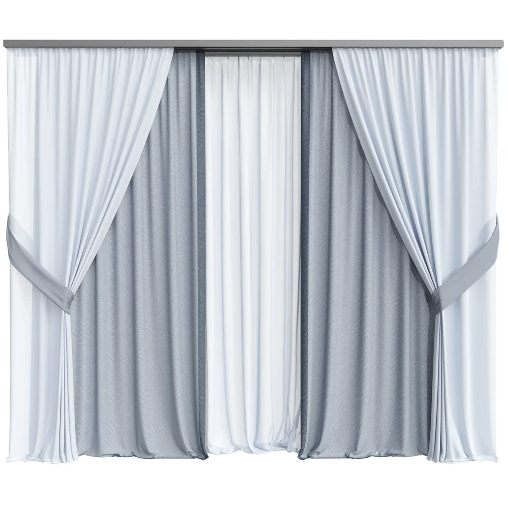 Mi Silk And Cotton Curtain Set