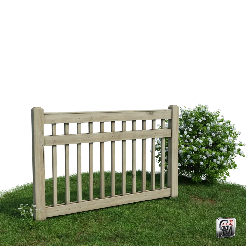 Wooden Fence 44