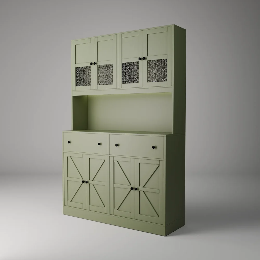 Kitchen Pantry With Led Light