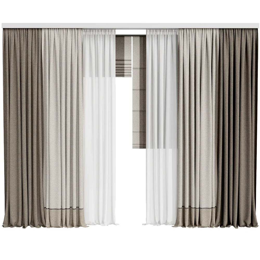 Mi Silk And Cotton Curtain Set