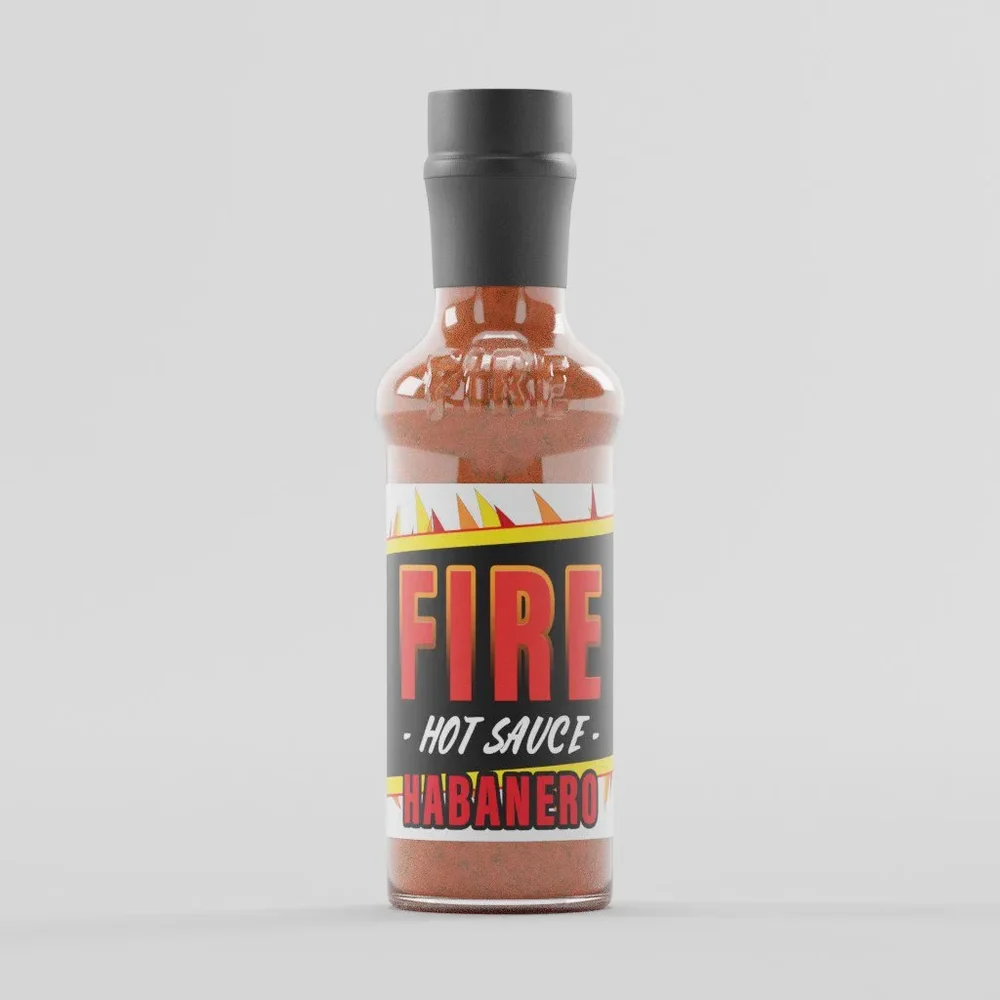 Hot Sauce Bottle