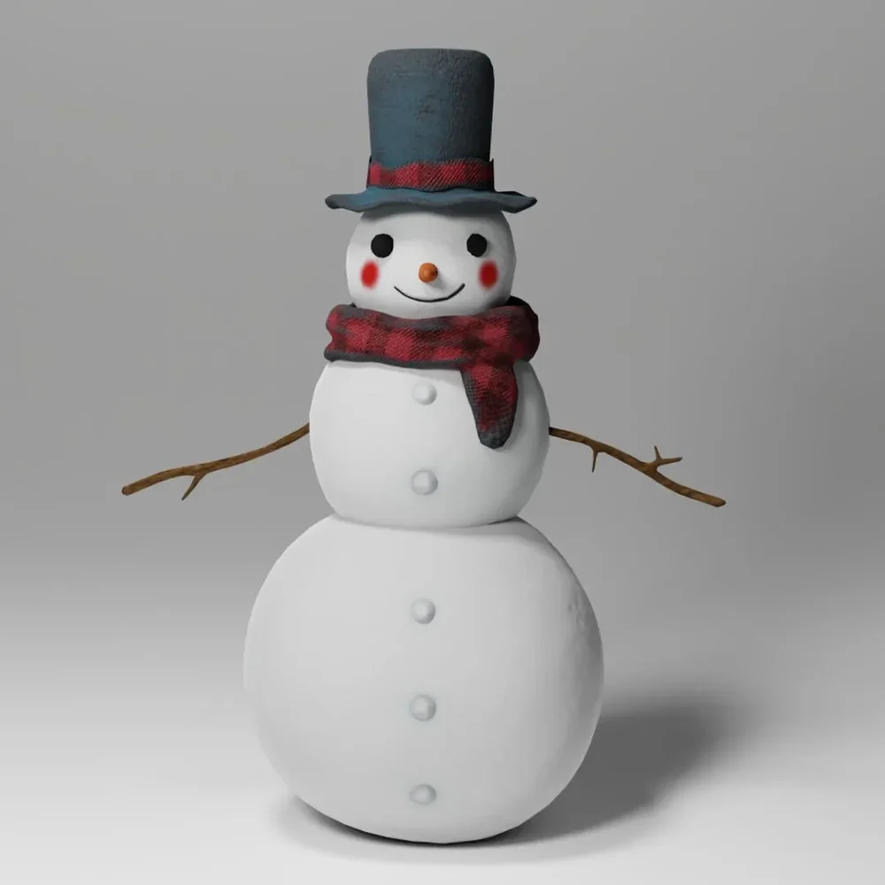 Snowman In A Hat