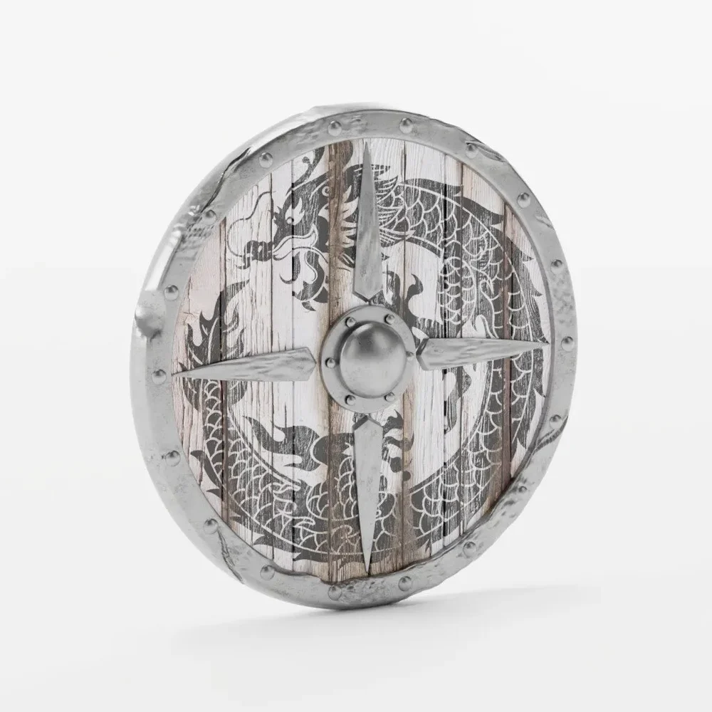 Assassin's Creed Valhalla Shield (White)