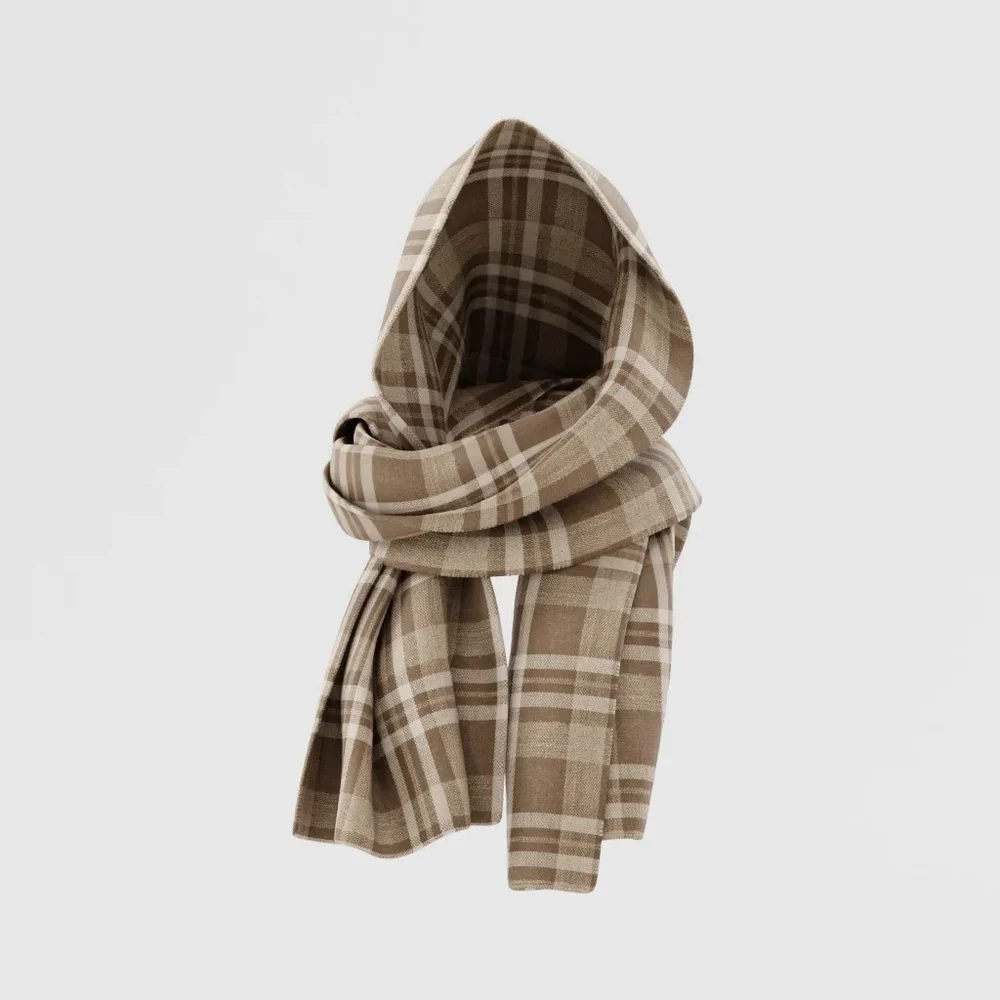 Beige Scarf Wrap