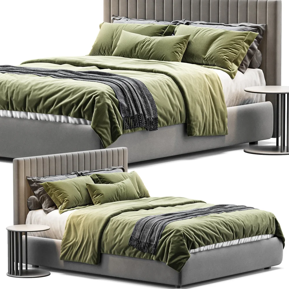 Bed Queen Clay Maison By Bolzan Letti