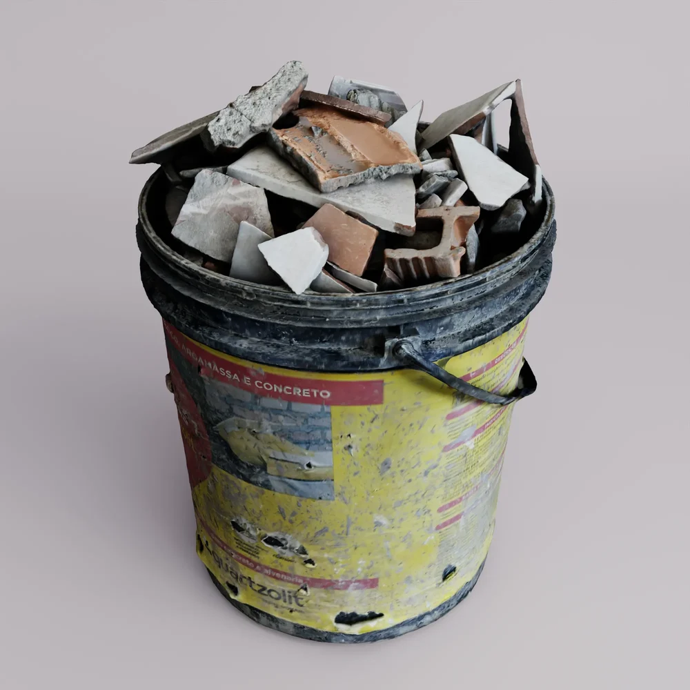 Scanned Debris Bucket