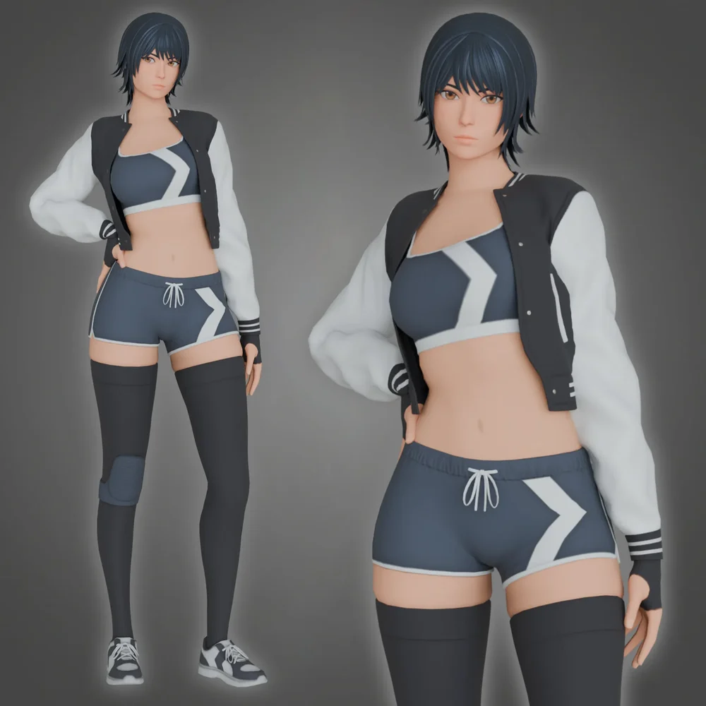 Stylized Game Ready Character Brigitte