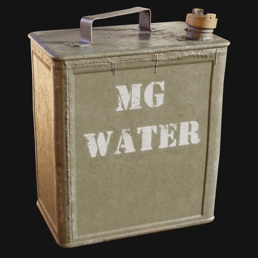 Ww2 British Machine-Gun Water Can