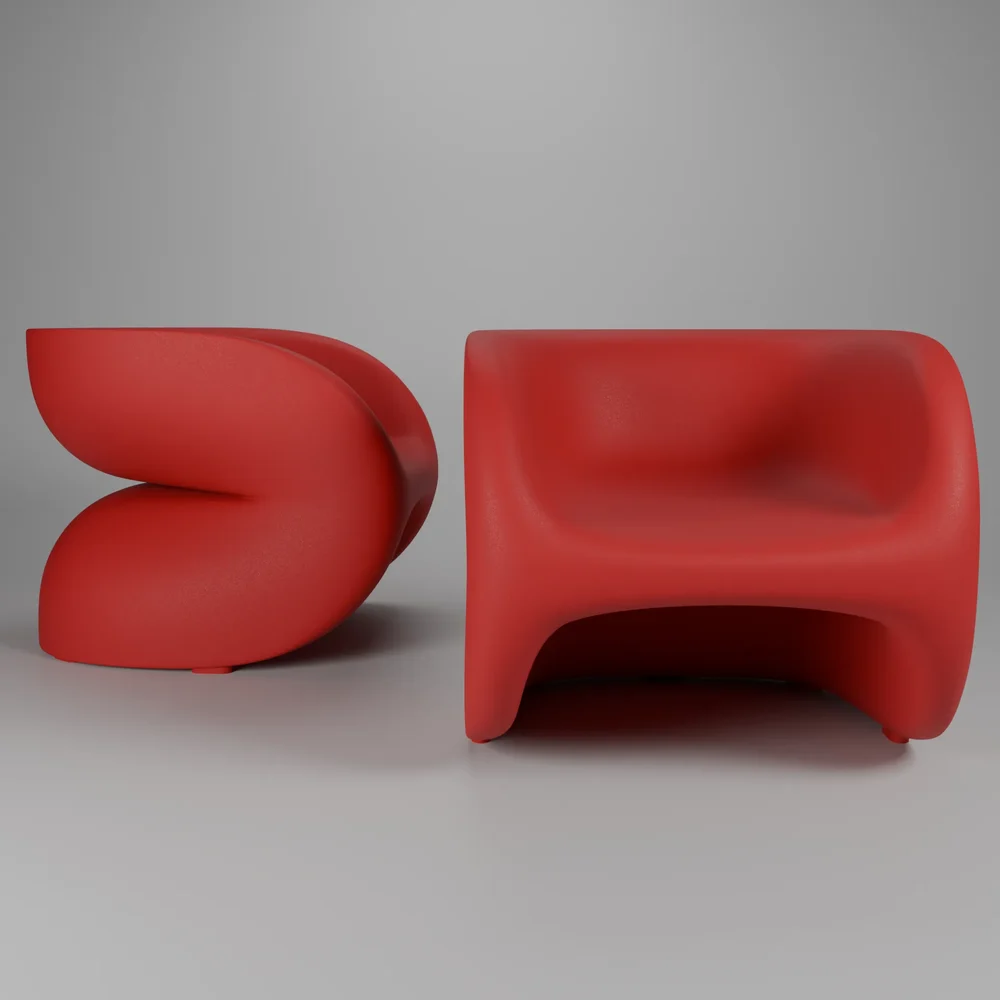 Heller Fortune Chair Tomato
