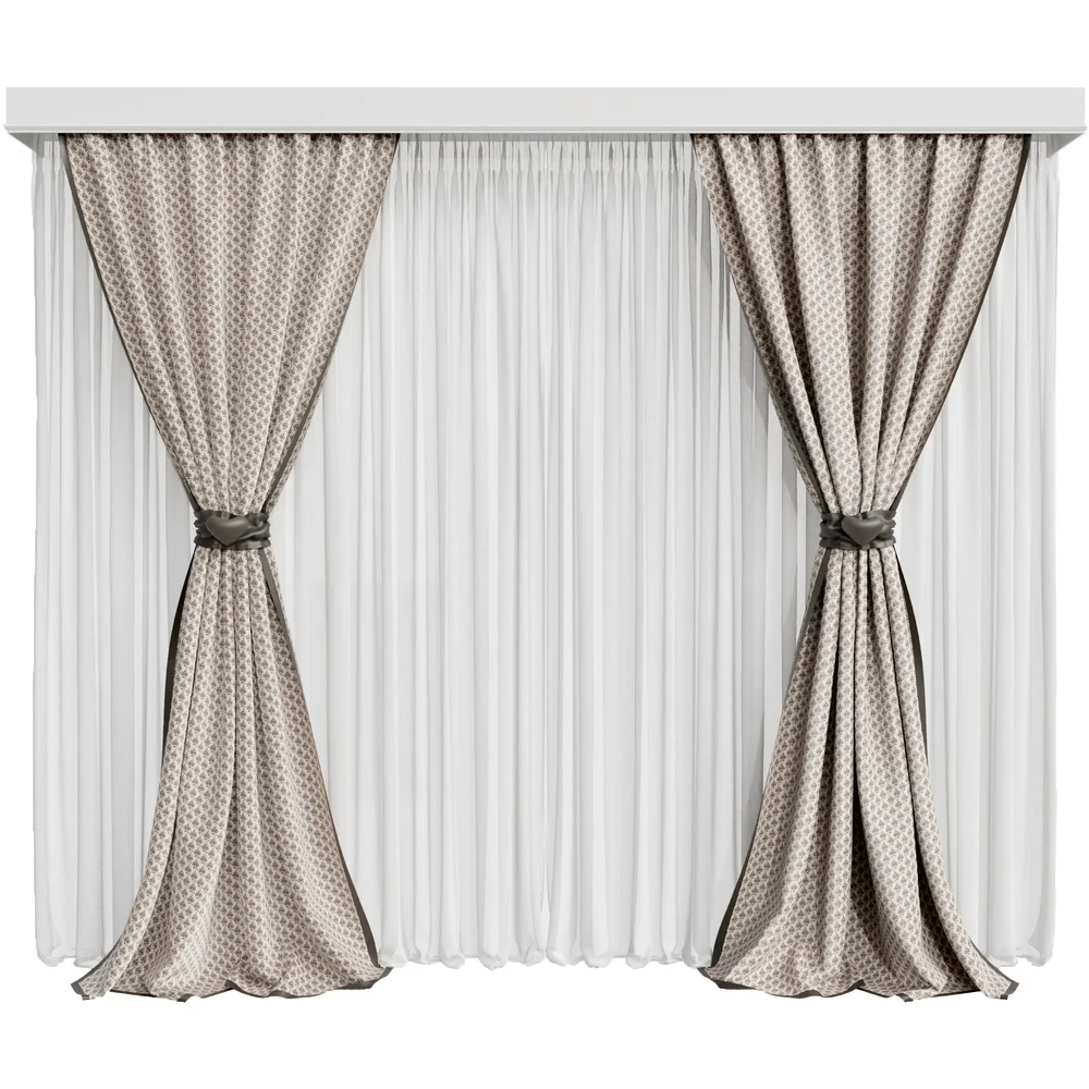 Mi Silk And Cotton Curtain Set