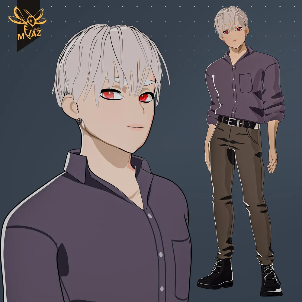 Reiji Anime Boy Character