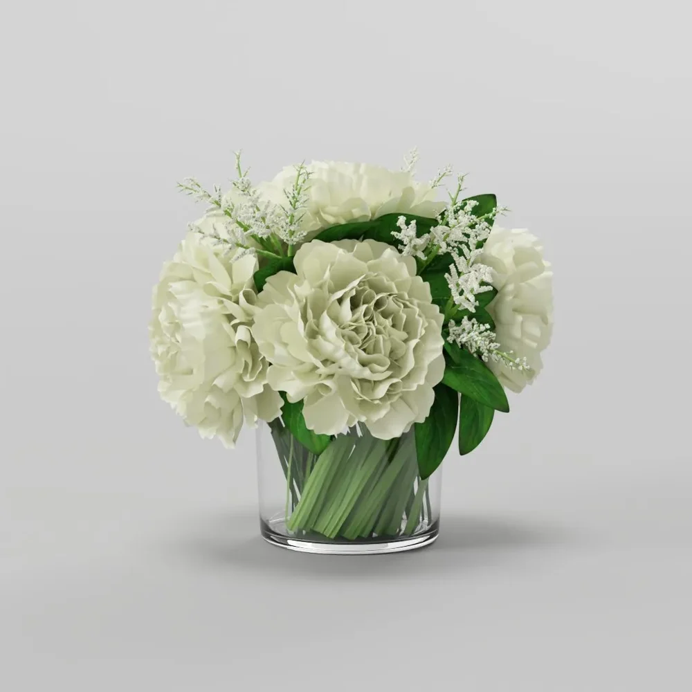Ferdinand Peony Arrangement In Vase