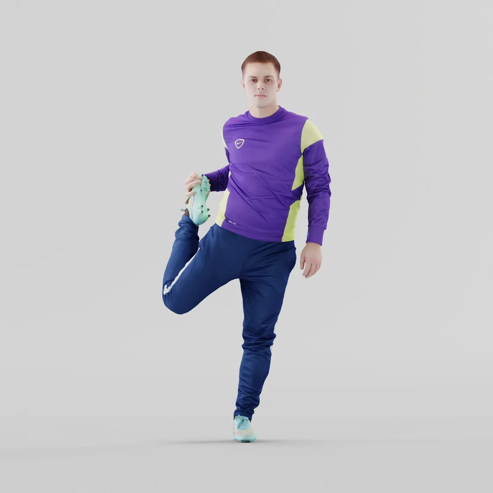 Guy On Football Training