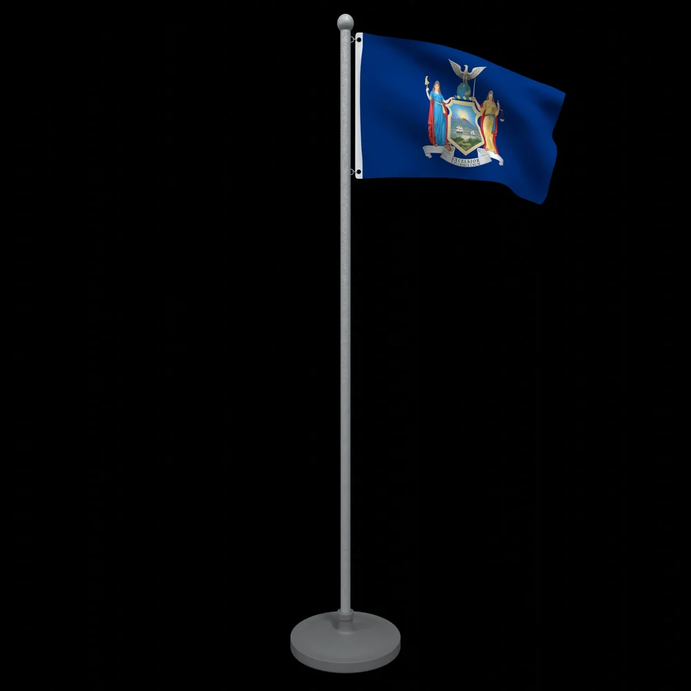 Animated Flag Of New York State