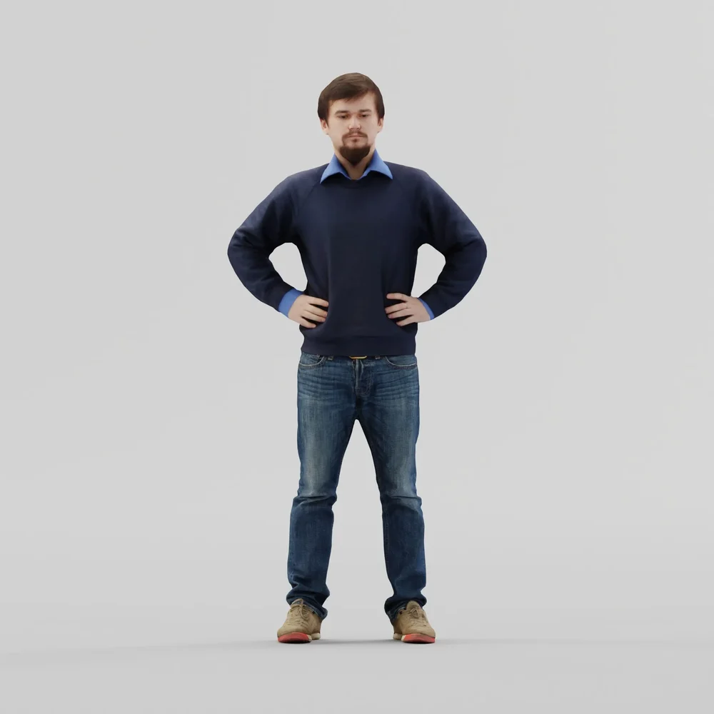 Casual Man Standing