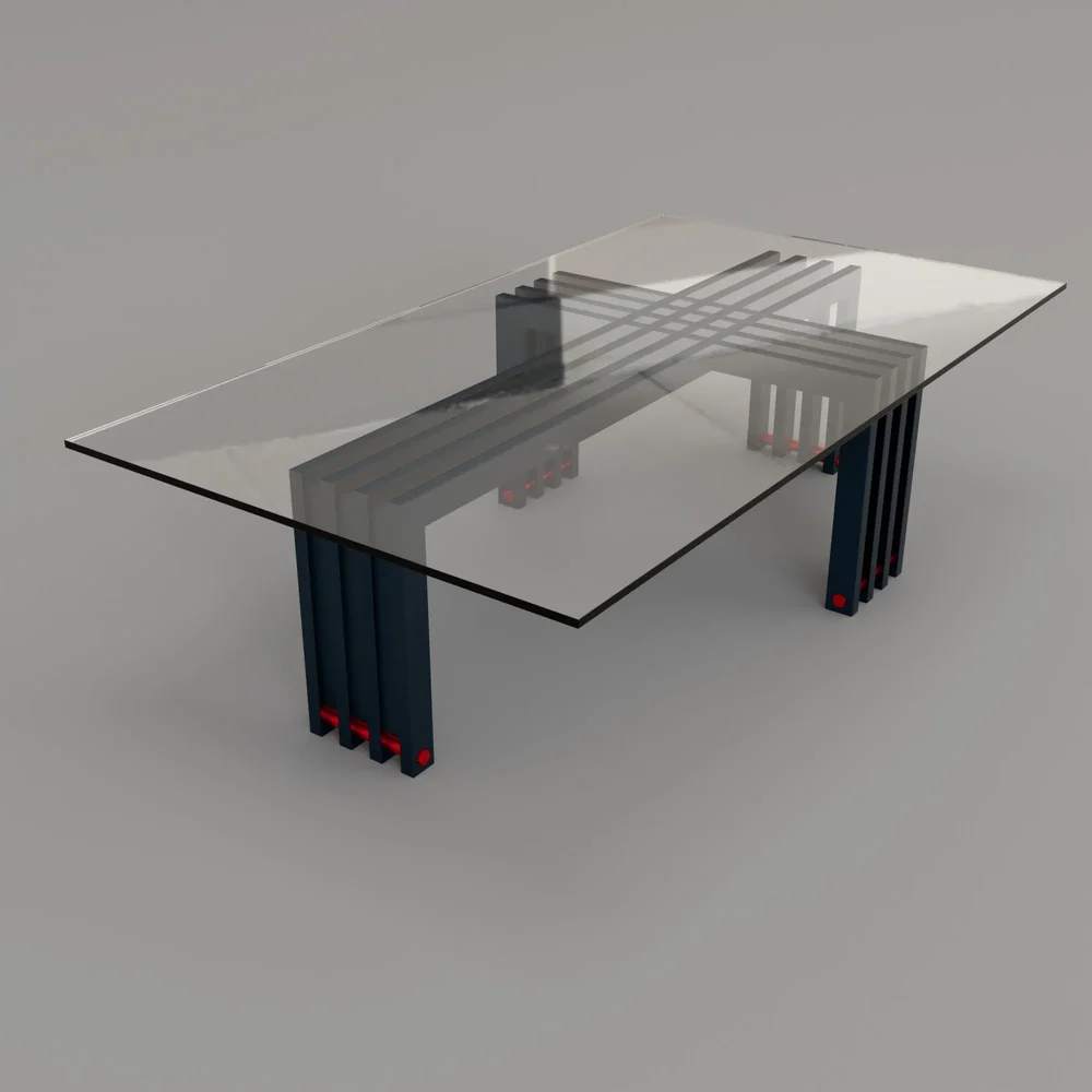 Architectural Coffee Table In