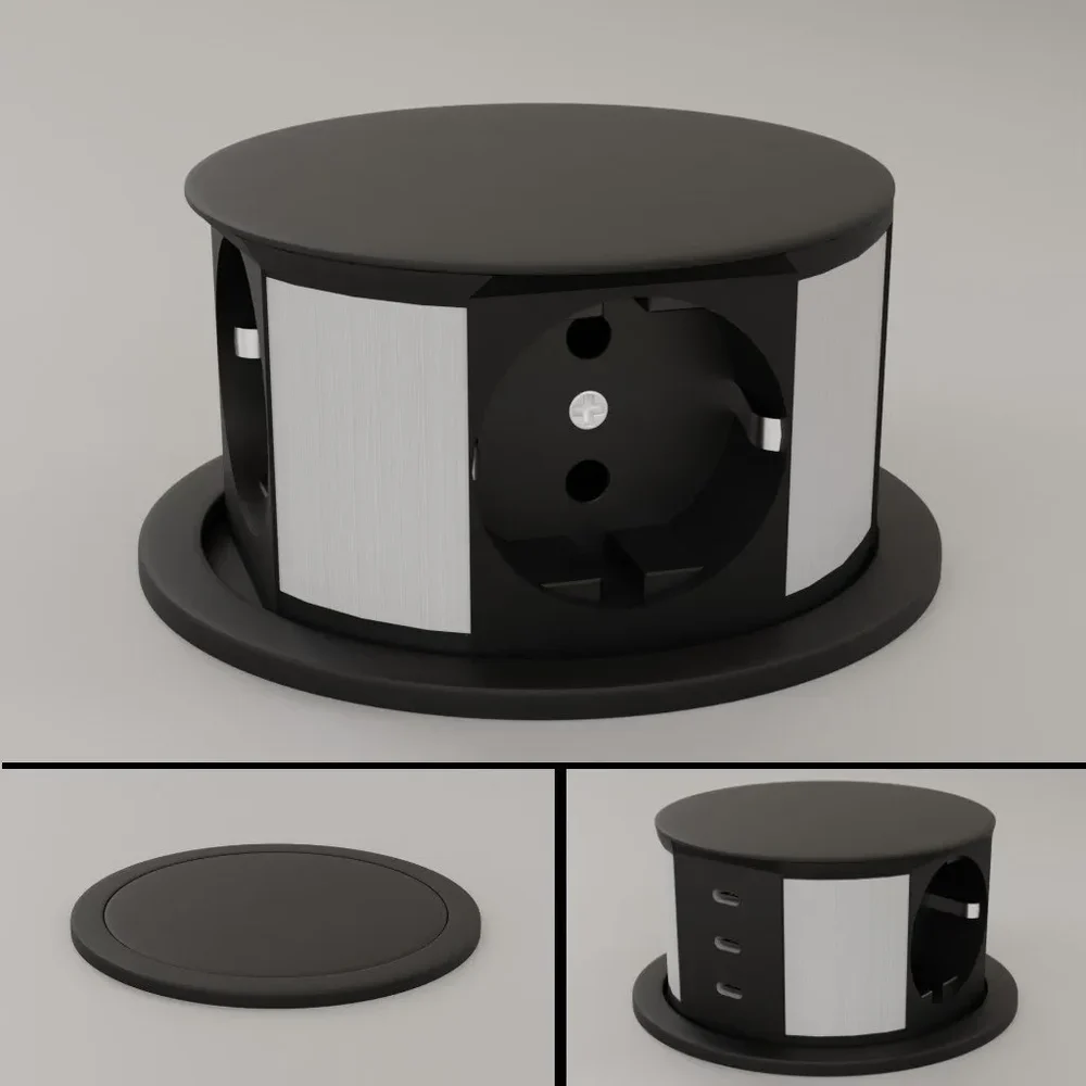 Desk Slide Plug With Usb