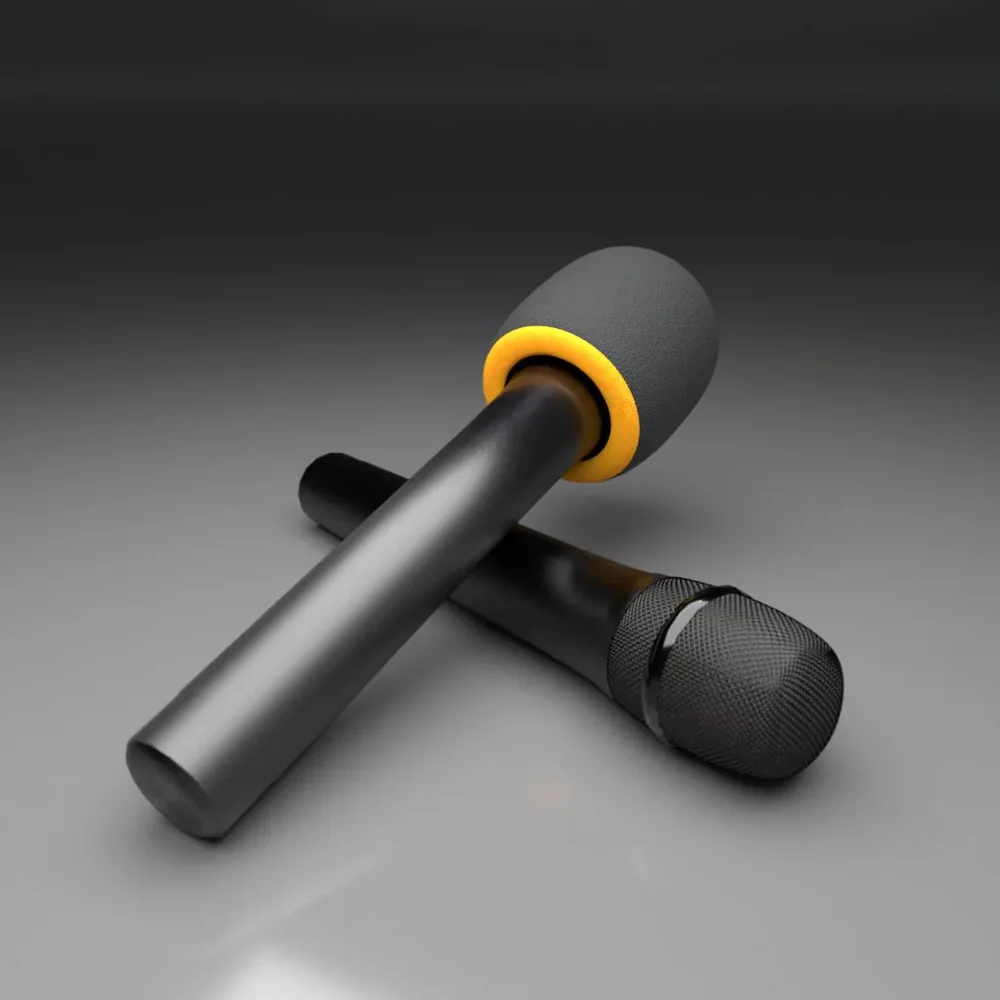Dynamic Microphone With Foam