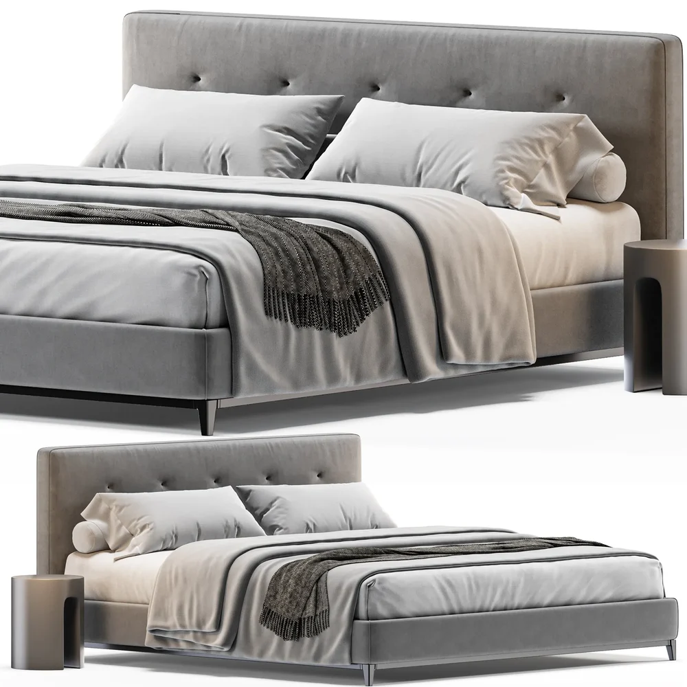 Bed Minotti Andersen Quilt