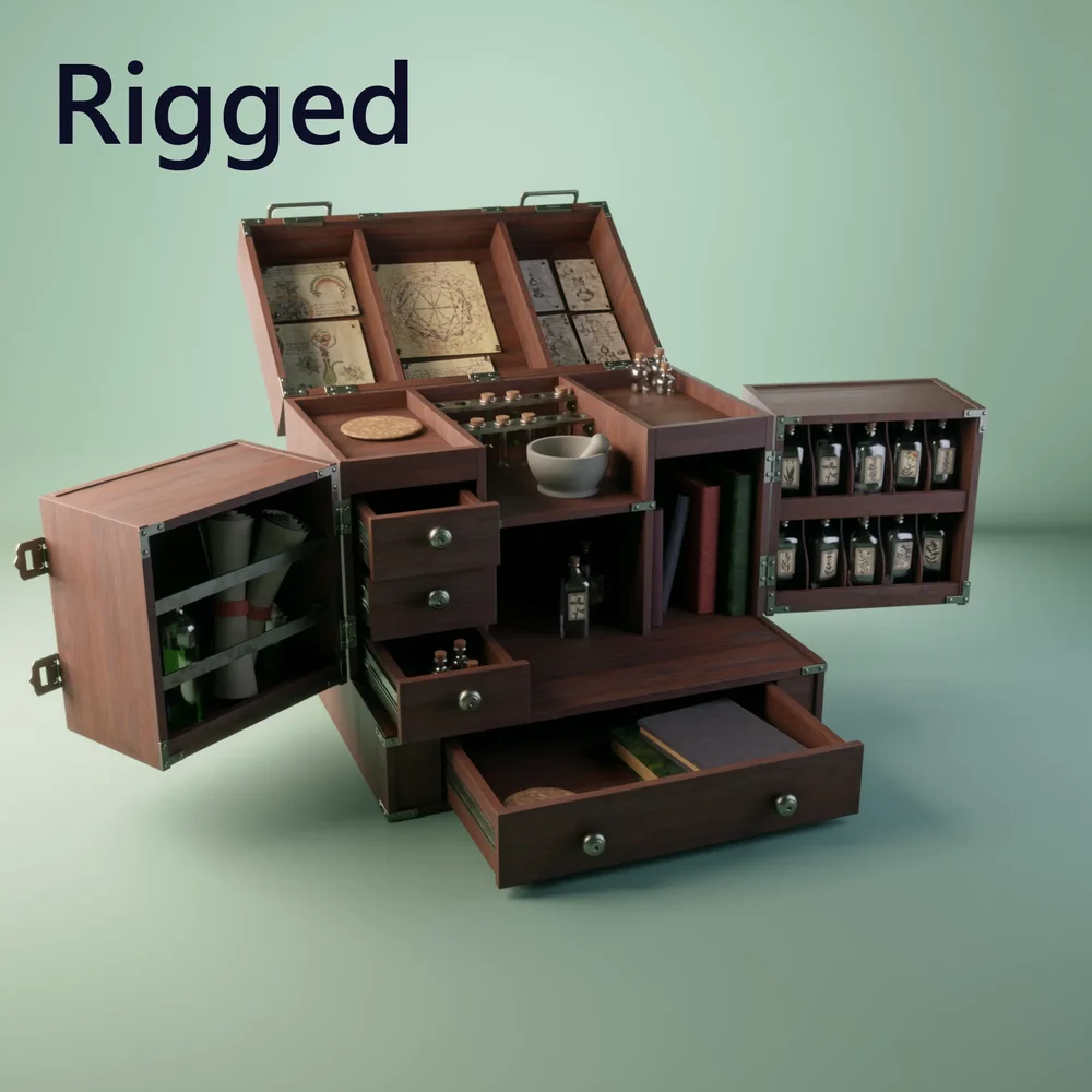 Alchemy Box Rigged