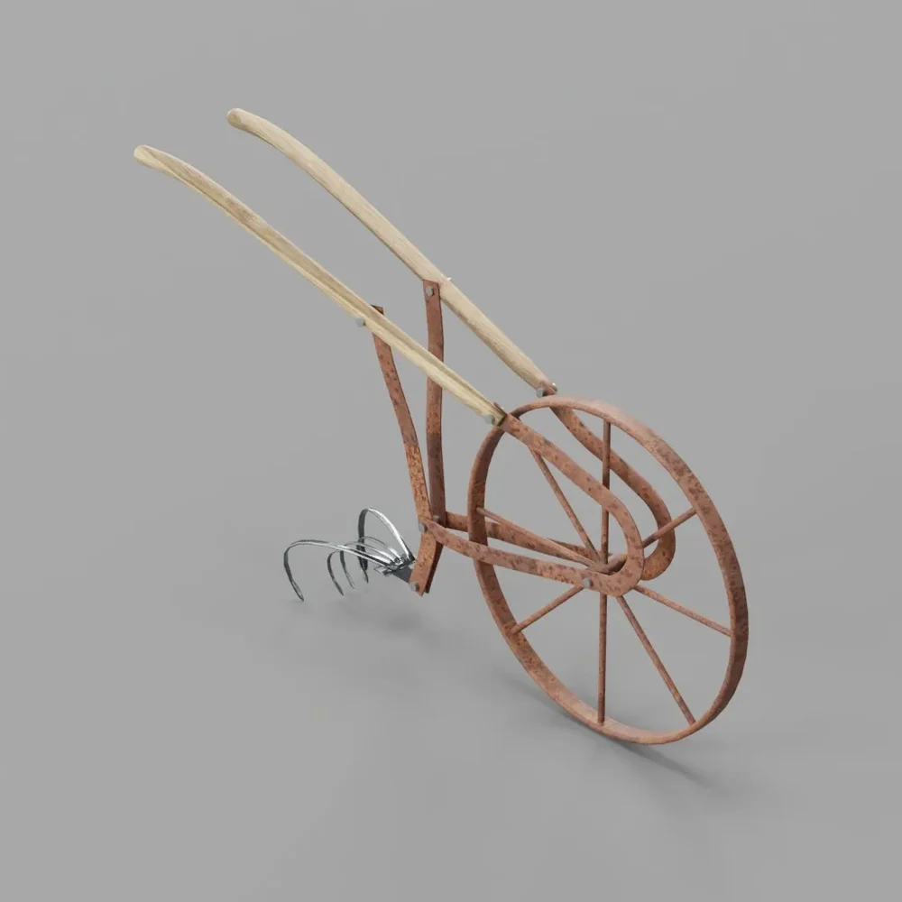 Garden Plow Yard Ornament