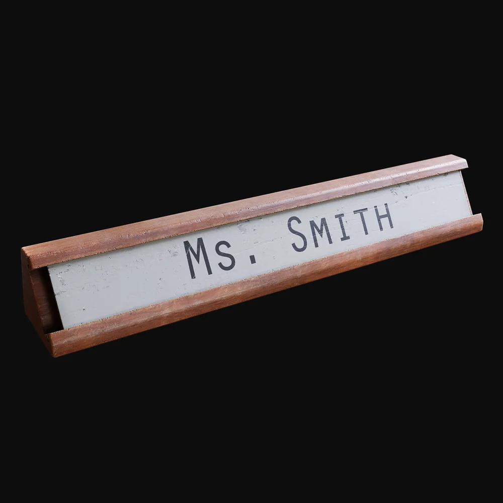Generic Employee Nameplate