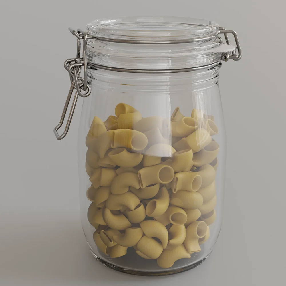 Jar Pasta Pipe Rigate