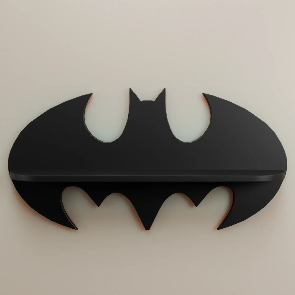 Black Interior Batman Shelf