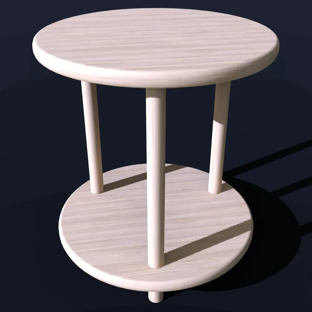 Wooden Round Table