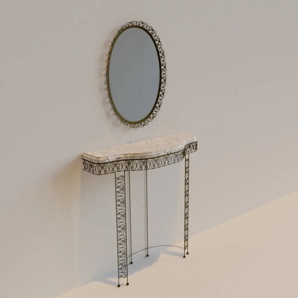 Mirror And Console