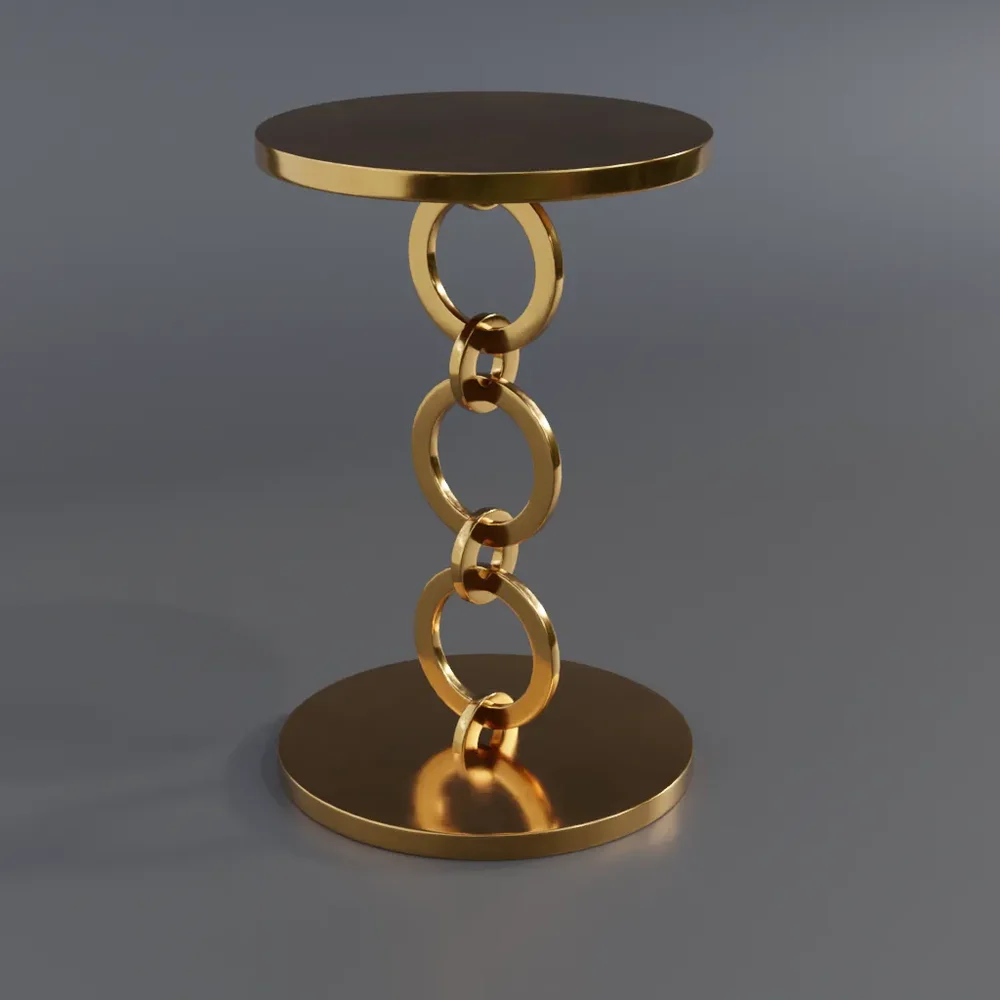 Jet Set Round End Table