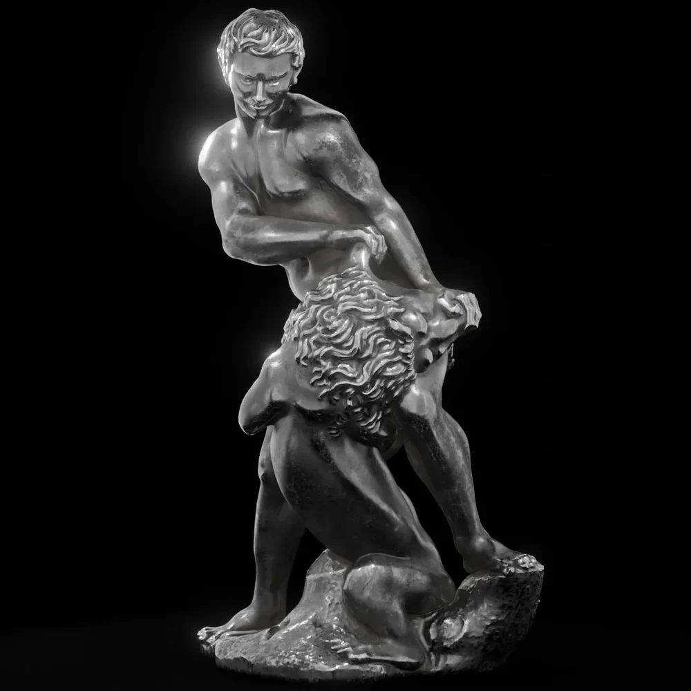 Steel Aic Samson And The Lion