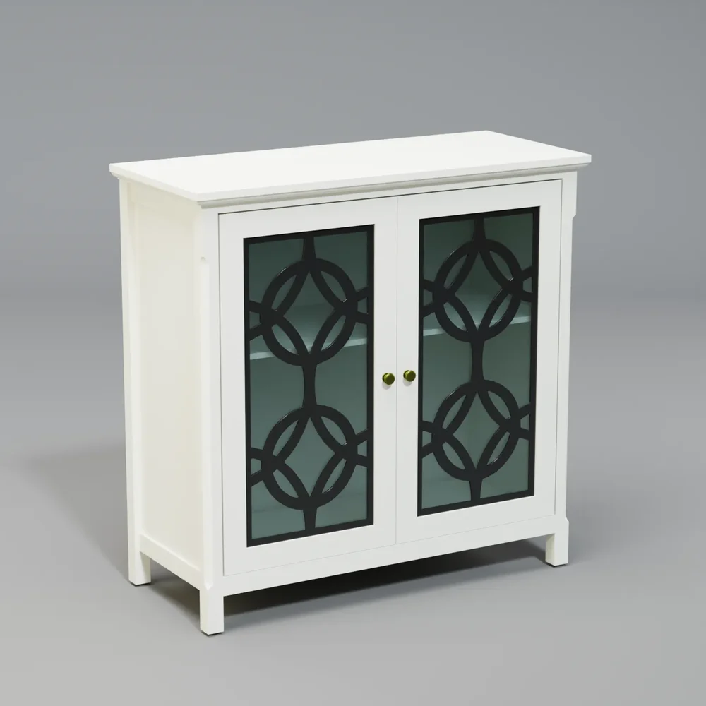 Elegant White Cabinet