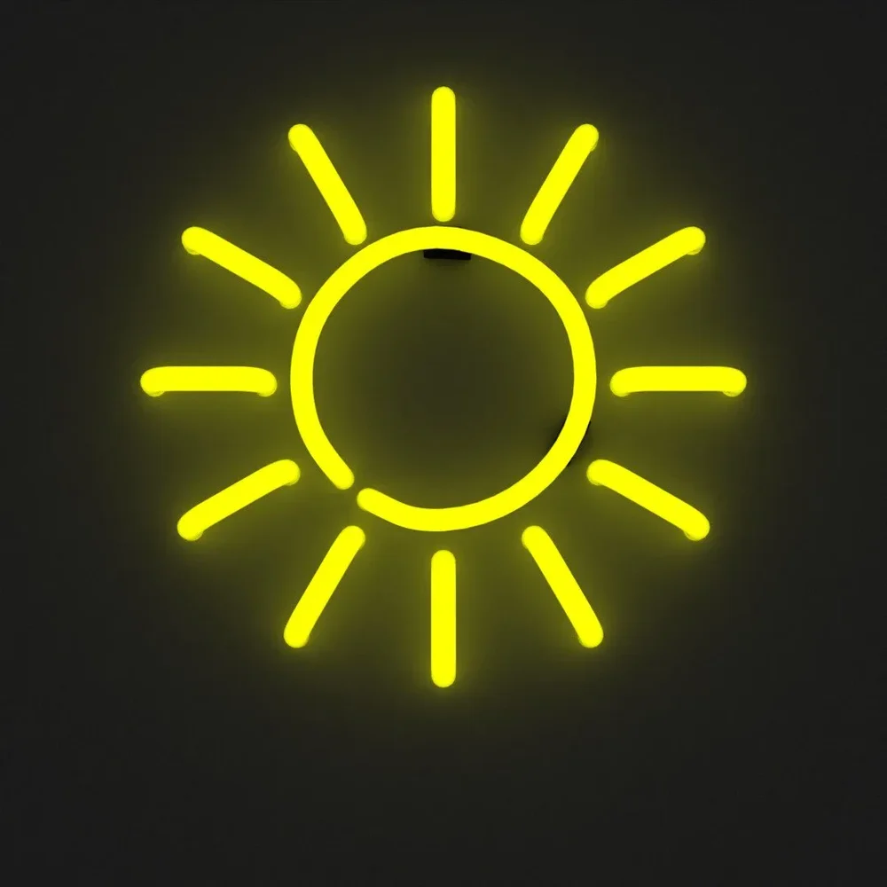 Sunray Yellow Neon Light Sign