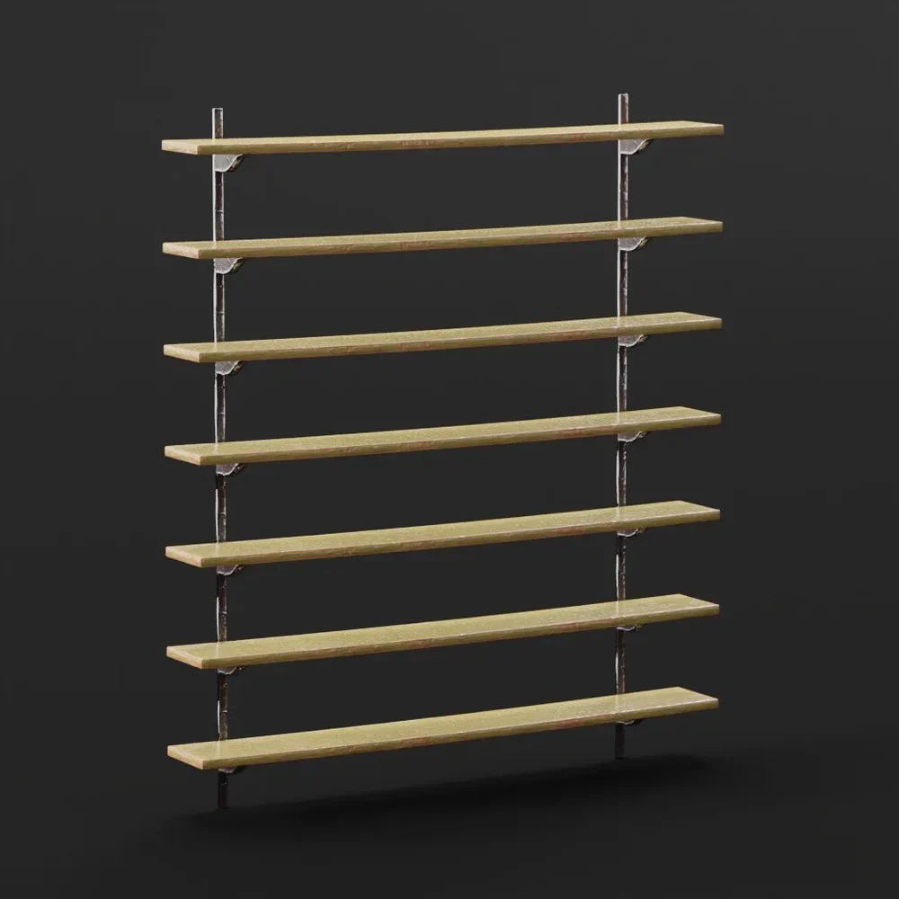 Small Wooden Shelves (Wall Mounted)