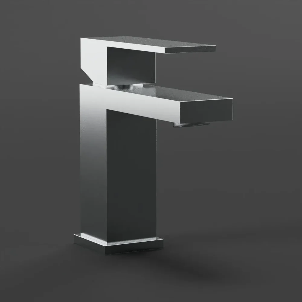 Lowpoly Square Faucet