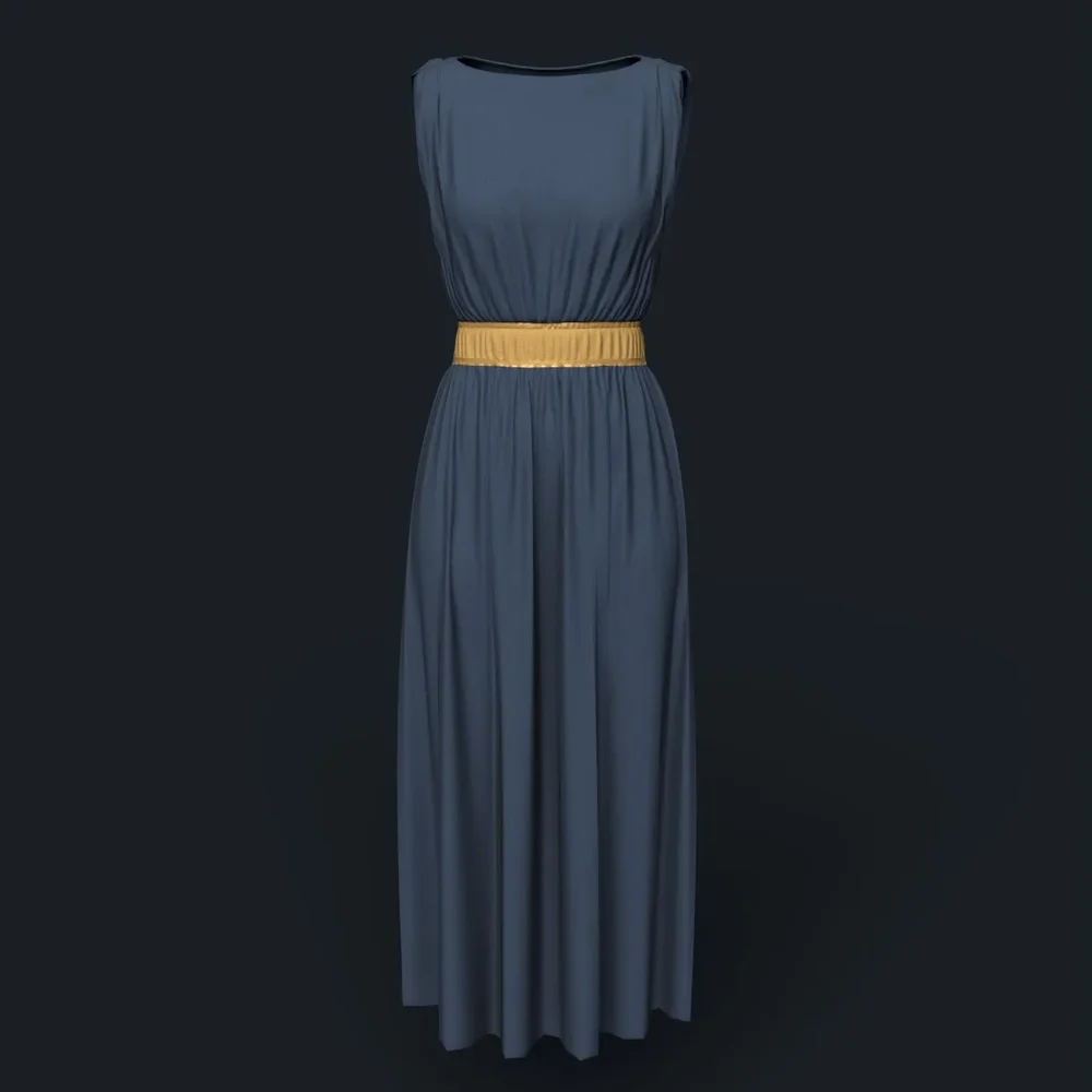 Grecian-Style Maxi Dress