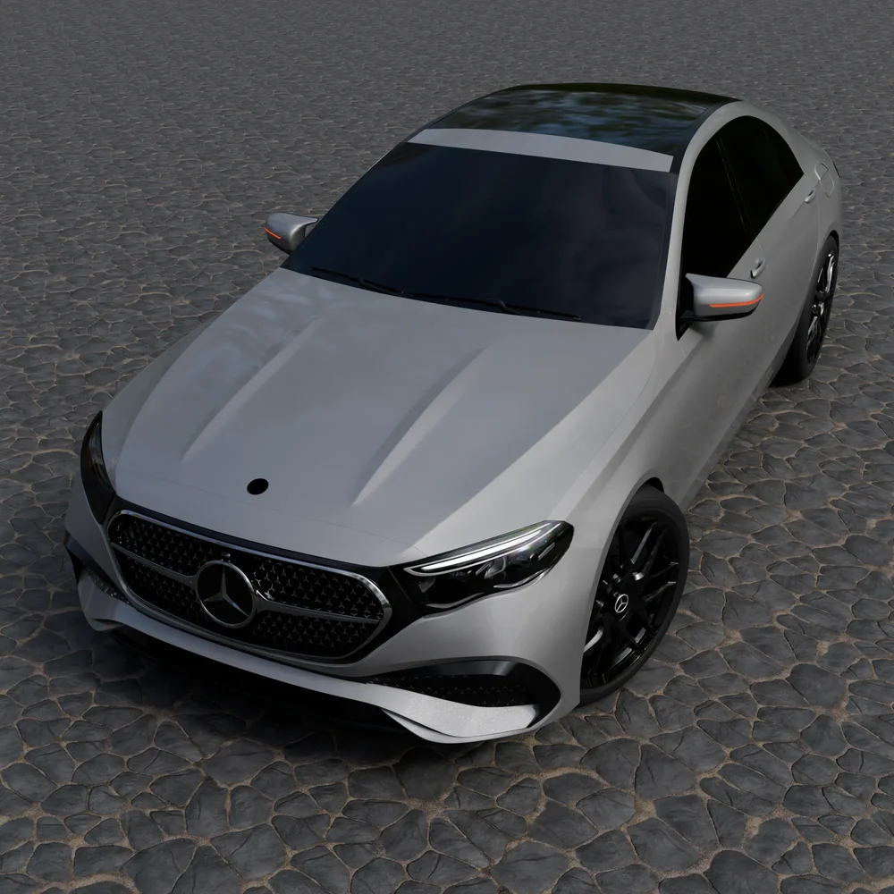 Mercedes Benz E350(Rigged)