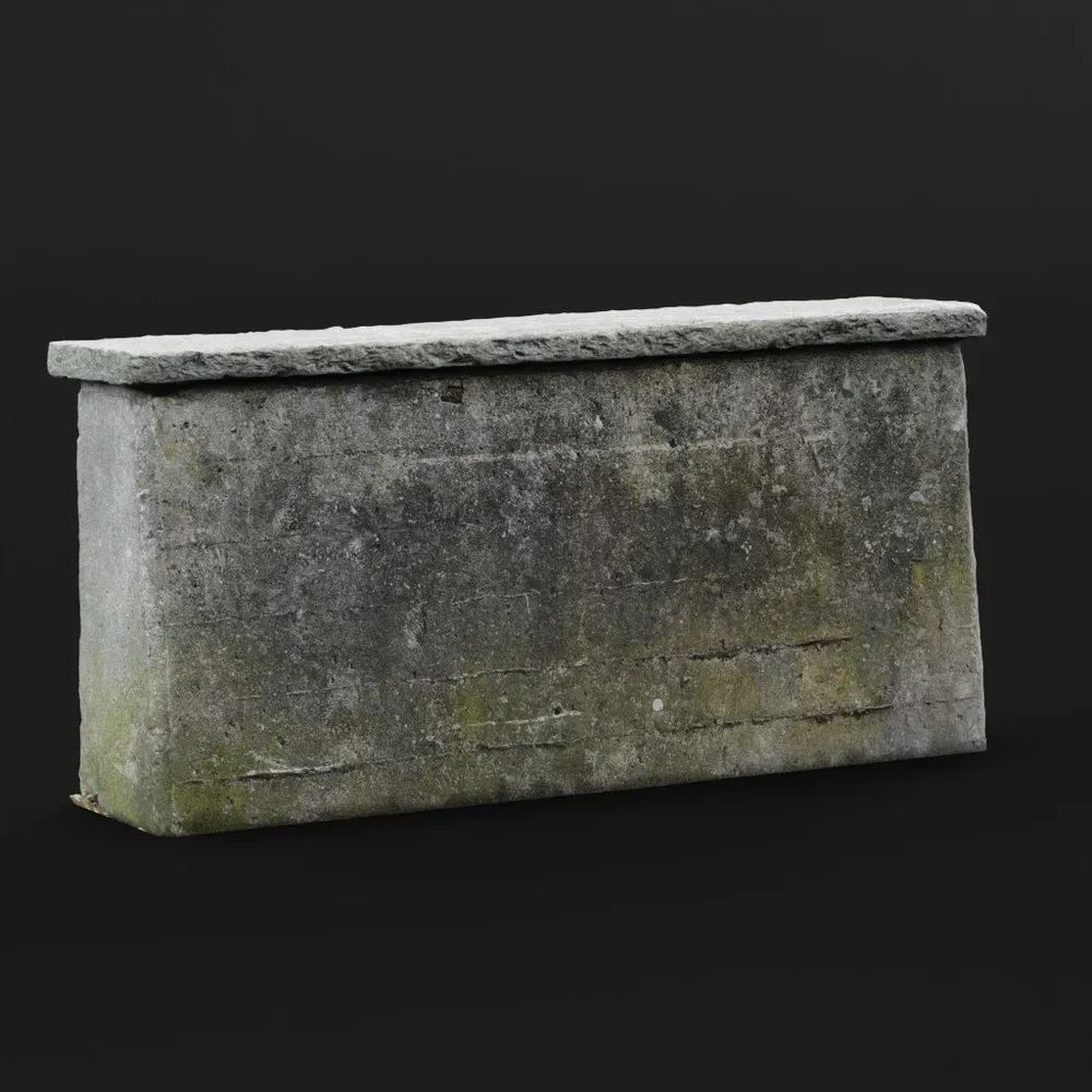 Concrete Wall Small (Photoscanned)