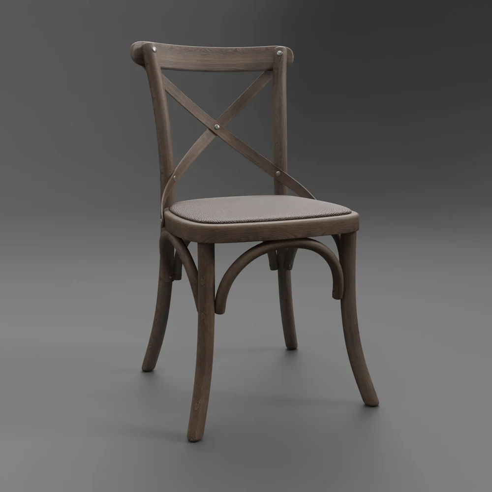 Madeleine Leather Side Chair