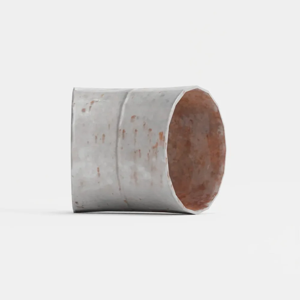 Ventilation Round Pipe Small Angle