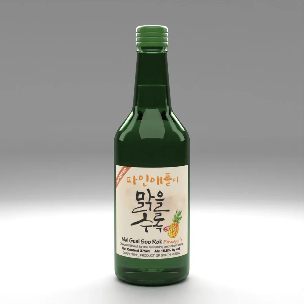 Korean Soju Bottle Alcohol
