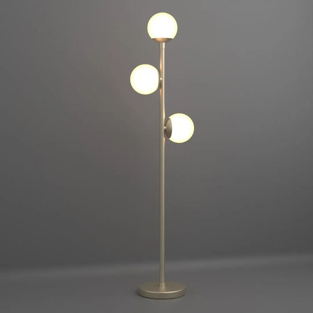 Triple Light Globe Standing Lamp
