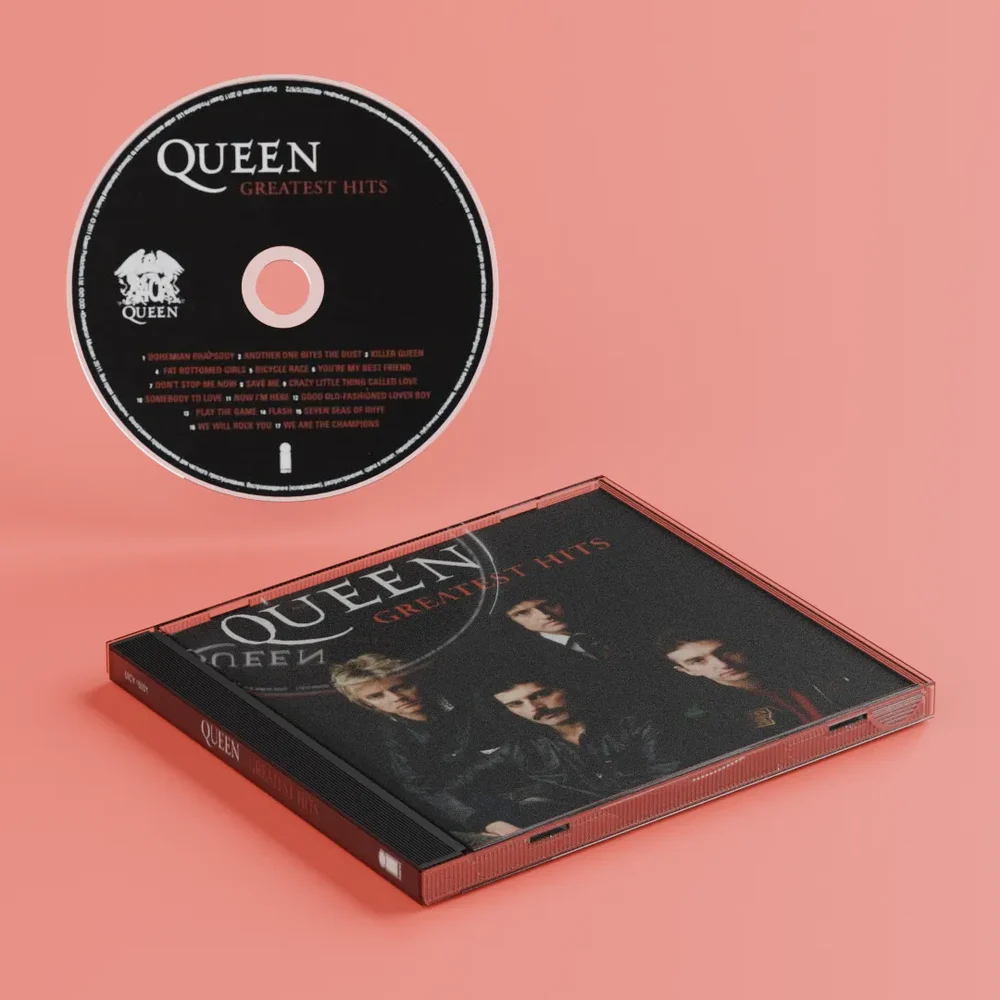 Queen Greatest Hits Cd + Case