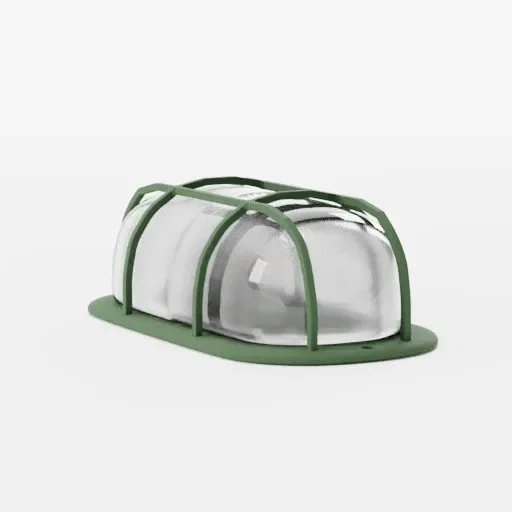 Submarine-Like Outdoor Lamp Holder