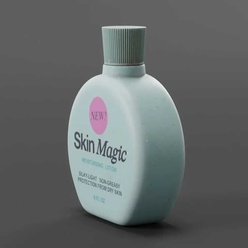 Realistic Moisturizing Lotion Bottle