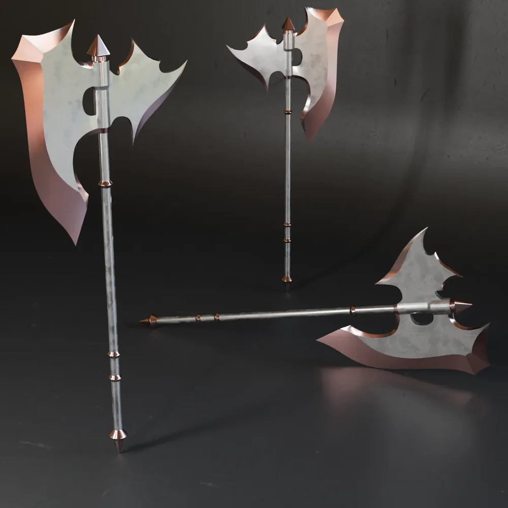 Mk Axe Lowpoly-031
