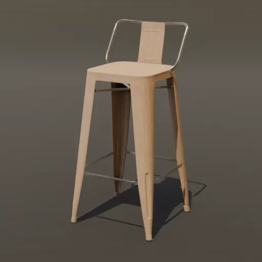 Wooden Barchair