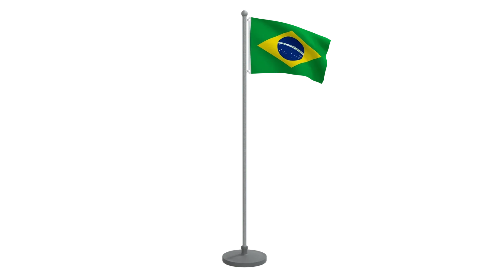 Animated Flag Of Brazil